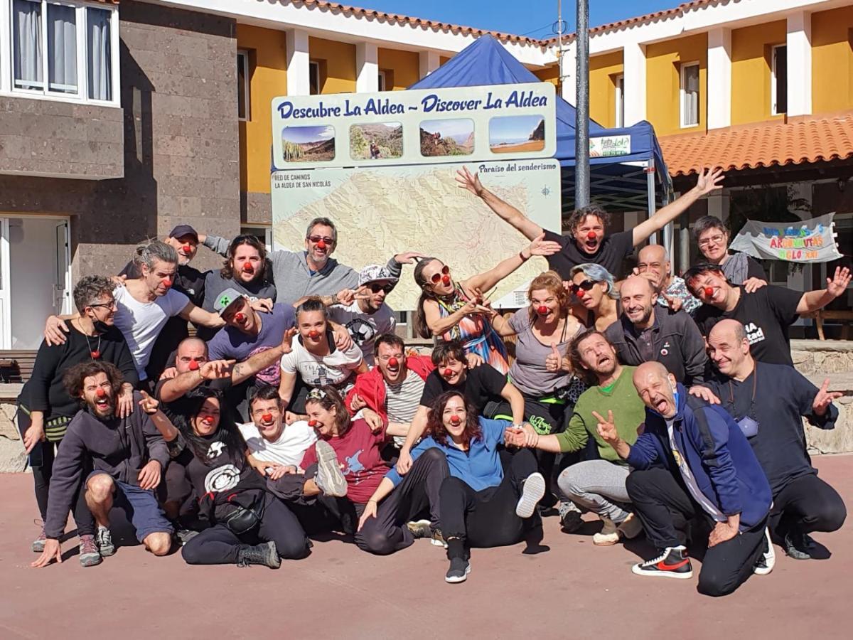 La Hoyilla Hostel - La Aldea San Nicolás Eksteriør billede