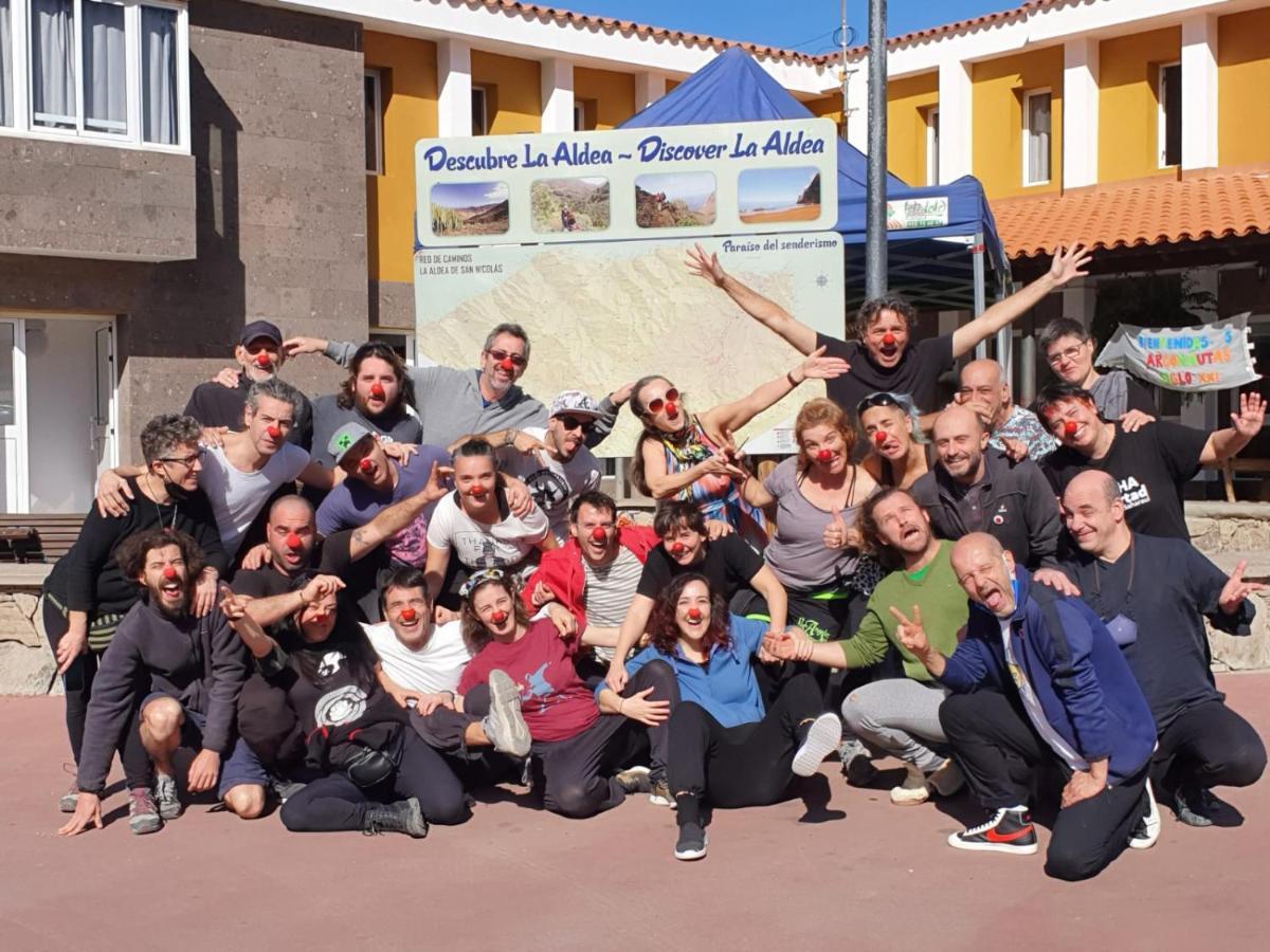 La Hoyilla Hostel - La Aldea San Nicolás Eksteriør billede